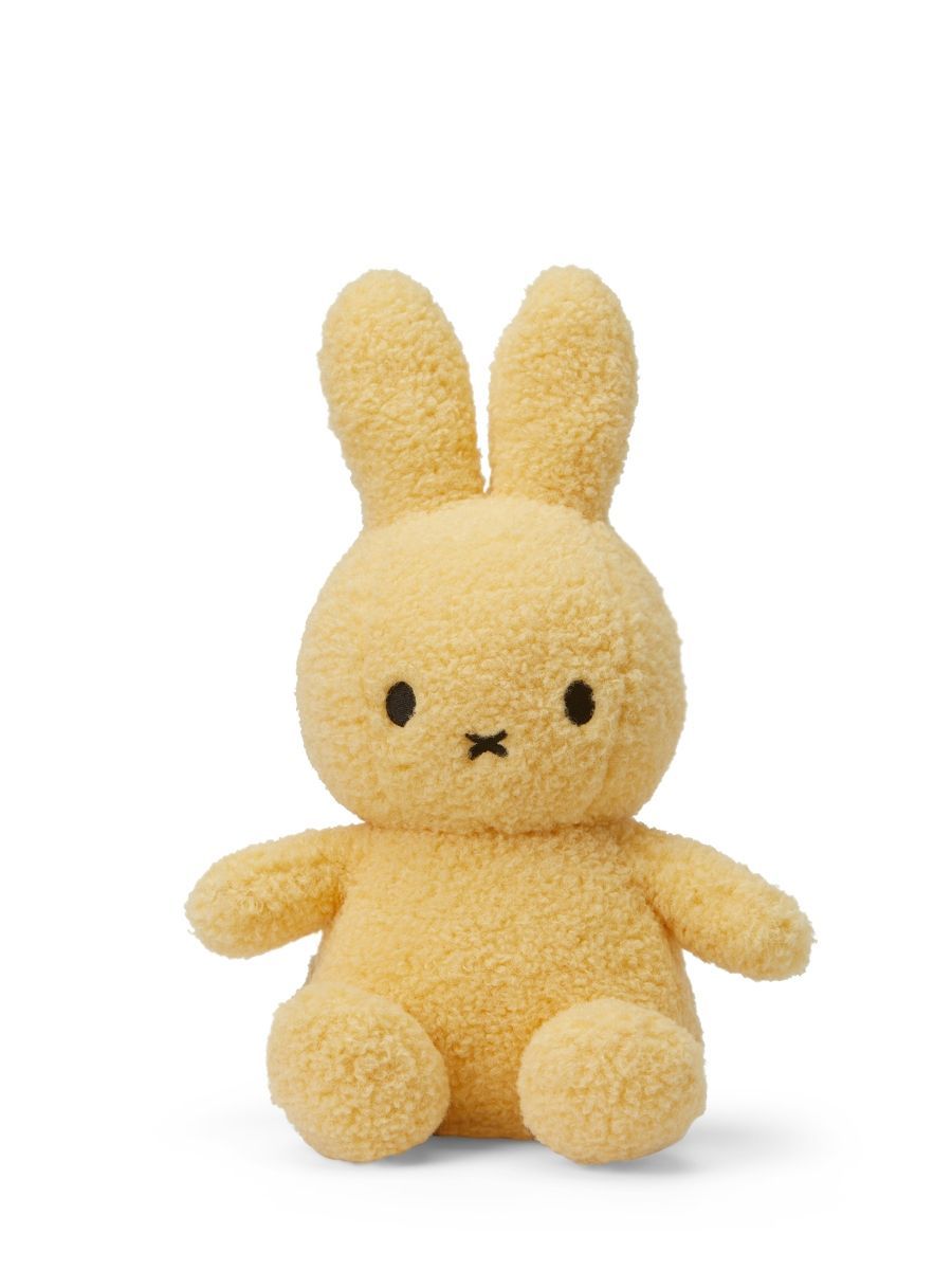 Kuscheltier Hase Miffy ECO Teddy Gelb, 33 cm gross, nachhaltig