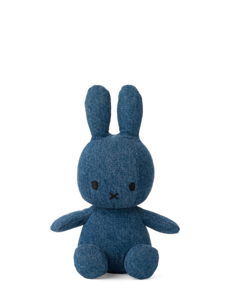 Kuscheltier Hase Miffy Denim Mittlere Waschung, 23 cm gross, nachhaltig