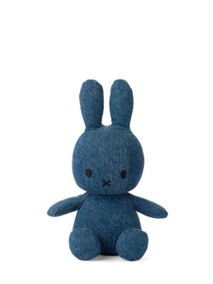 Hase Miffy Denim Mittlere Waschung - Bon Ton Toys Kuscheltier Hase Miffy Denim Mittlere Waschung, 23 cm gross, nachhaltig
