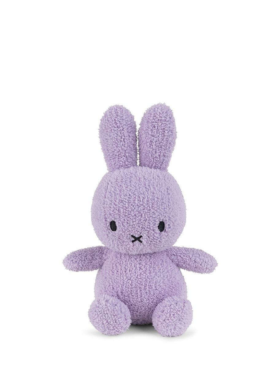 Kuscheltier Hase Miffy Frottee Flieder, 23 cm gross, nachhaltig