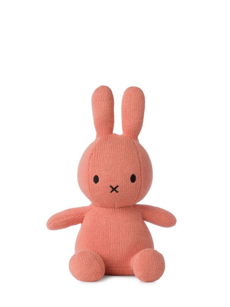 Kuscheltier Hase Miffy Bio-Baumwolle Pfirsichrosa, 23 cm gross, nachhaltig