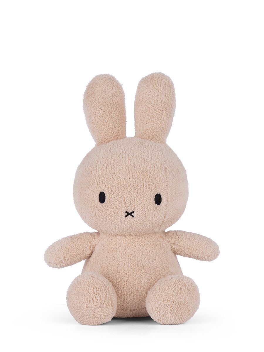 Kuscheltier Hase Miffy Frottee Beige, 33 cm gross, nachhaltig