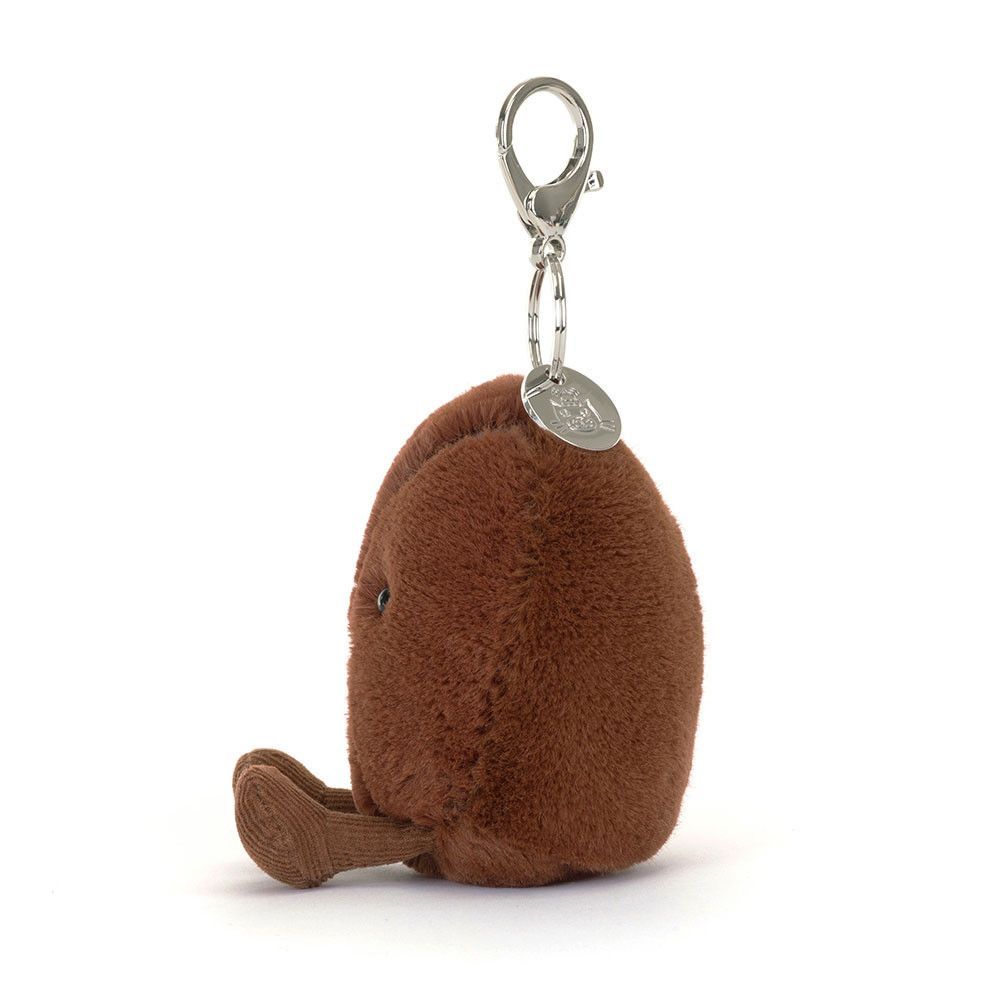 Jellycat Coffee Bean Bag Charm – Flauschiger Taschenanhänger