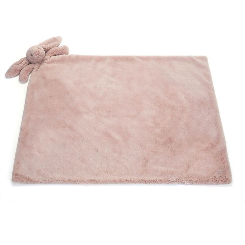 Decke Hase Bashful Luxe Bunny Rosa Blankie - Jellycat Baby Decke Hase Bashful Luxe Bunny Rosa Blankie - Jellycat Baby