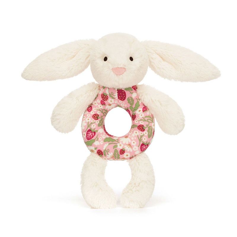 Rassel Hase Bashful Bunny Berry Ring Rattle - Jellycat Baby Rassel Hase Bashful Bunny Berry Ring Rattle - Jellycat Baby