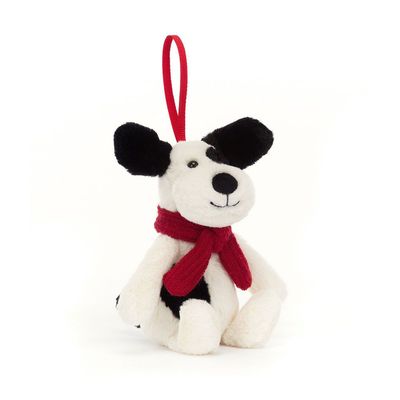 Hund Bashful Puppy  Anhänger - Jellycat Christmas