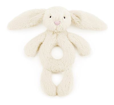 Rassel Hase Bashful Bunny Cream Ring Rattle - Jellycat Baby Rassel Hase Bashful Bunny Cream Ring Rattle - Jellycat Baby