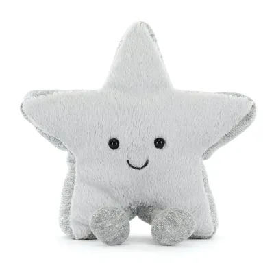 Fröhlicher Silber Stern - Jellycat Christmas