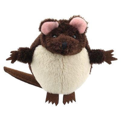 Fingerpuppe Maus Braun