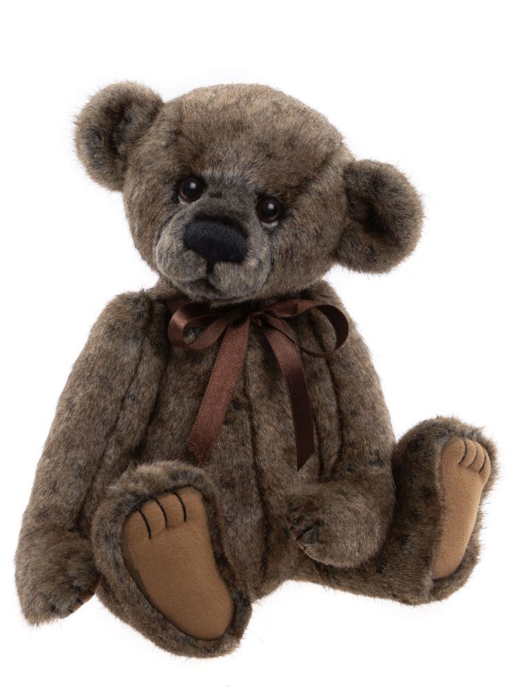 Charlie Bears Wilson Plüschbär, 28 cm, braun, 5-fach gegliedert, Paw Store Exklusiv.