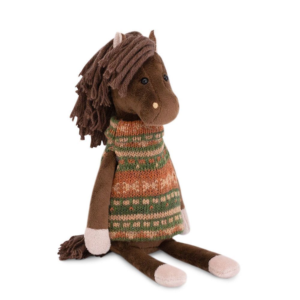 Orange Toys Plüschtier Jacob the Horse Pferd 16 cm braun seitlich sitzend