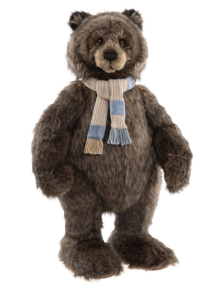 Charlie Bears Plüschbär groß 76 cm dunkelbraun CB252550 Kollektion 2025