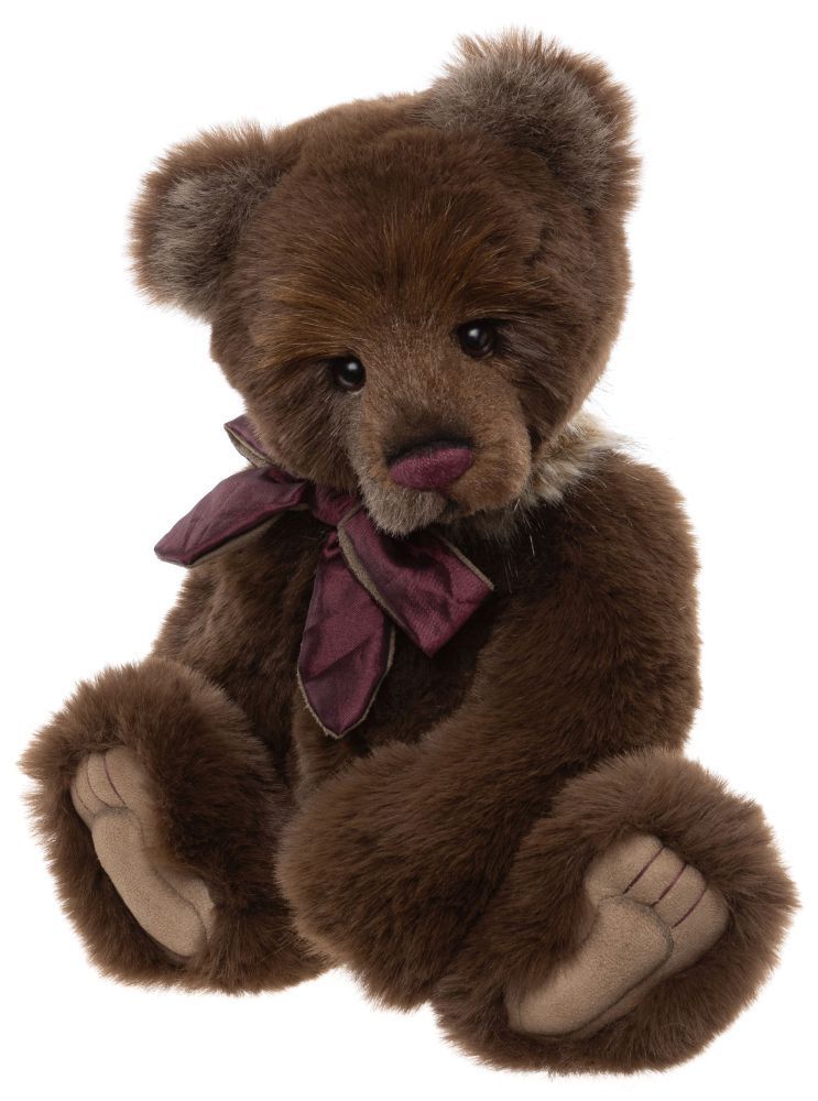Charlie Bears Mr. Brown Bär 36 cm dunkelbraun Plüsch CB252509B Kollektion 2025