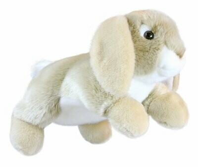 Hase Beige - Full-Bodied Ganzkörper-Handpuppe Hase in Beige von The Puppet Company, Kopf & Vorderbeine bespielbar für Kinder