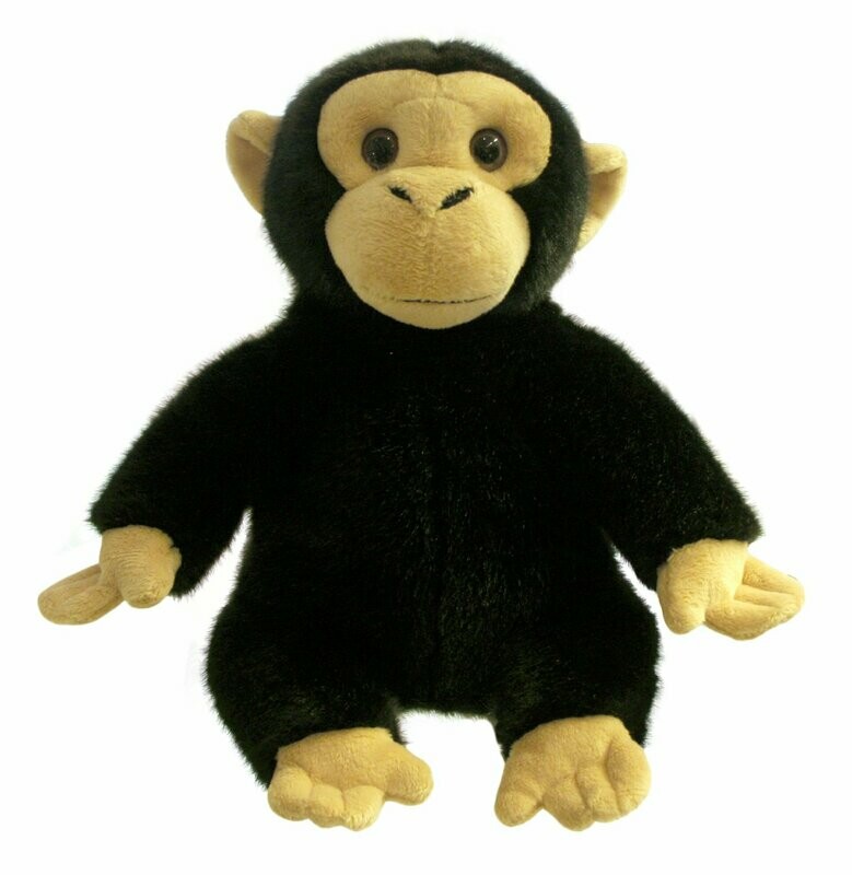 Schimpanse - Full-Bodied Ganzkörper-Handpuppe Primate Schimpanse von The Puppet Company, Kopf & Vorderbeine bespielbar