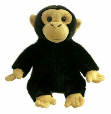 Schimpanse - Full-Bodied Ganzkörper-Handpuppe Primate Schimpanse von The Puppet Company, Kopf & Vorderbeine bespielbar