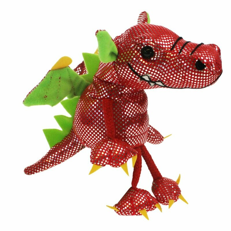 Fingerpuppe Drache Rot Fingerpuppe Drache Rot