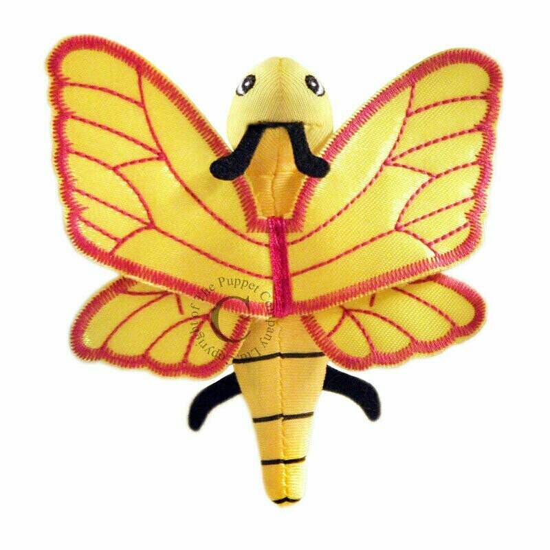 Fingerpuppe Schmetterling Gelb Fingerpuppe Schmetterling Gelb
