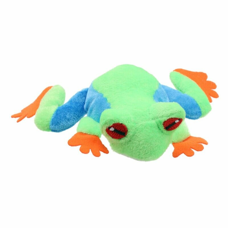 Fingerpuppe Rotaugenfrosch Fingerpuppe Rotaugenfrosch