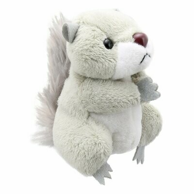 Fingerpuppe Eichhörnchen Grau