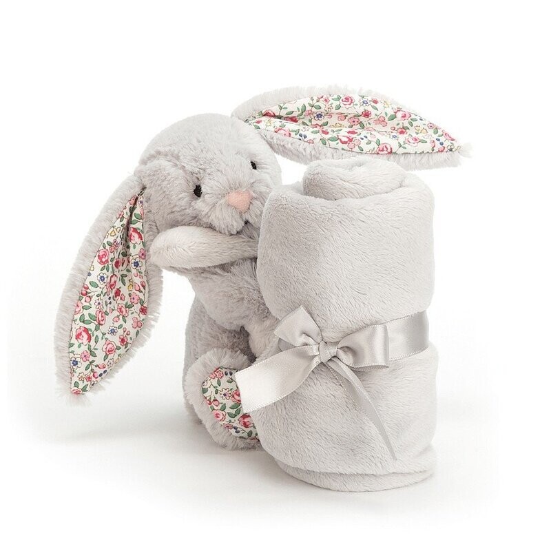 Schmusetuch Hase Blossom Silver Bunny Soother - Jellycat Baby Schmusetuch Hase Blossom Silver Bunny Soother - Jellycat Baby