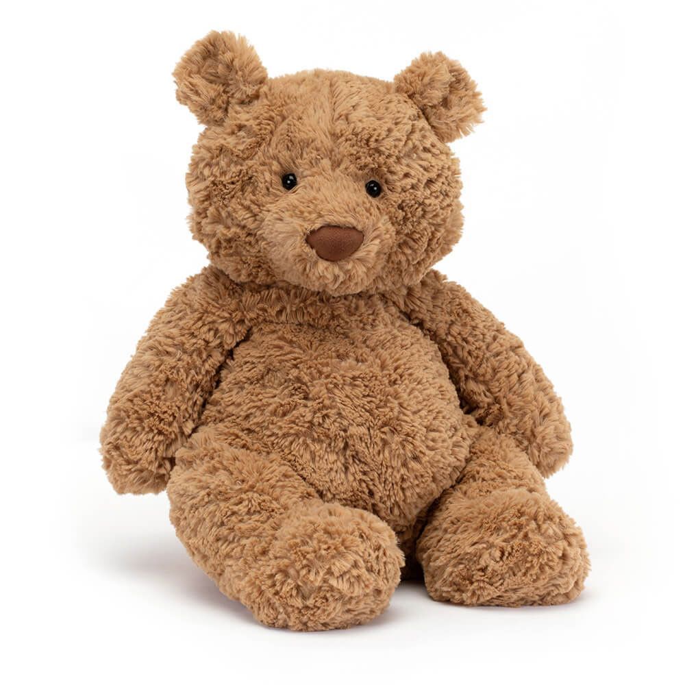 Bär Bartholomew Bear Large - Bundle of Bears Bartholomew Bär von Jellycat in Large mit hellbraunem weichem Fell, 36cm groß, Teddybär von vorne