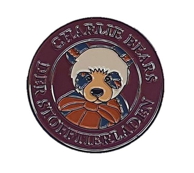 CHARLIE BEARS Paw Store Pin Badge CHARLIE BEARS Paw Store Pin Badge