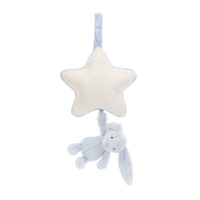 Spieluhr Hase Bashful Bunny Hellblau Musical Pull - Jellycat Baby
