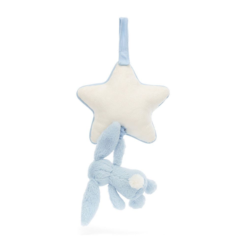 Spieluhr Hase Bashful Bunny Hellblau Musical Pull - Jellycat Baby