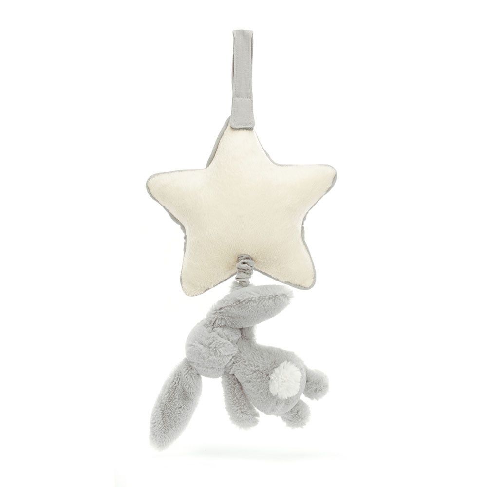 Spieluhr Hase Bashful Bunny Silber Musical Pull - Jellycat Baby