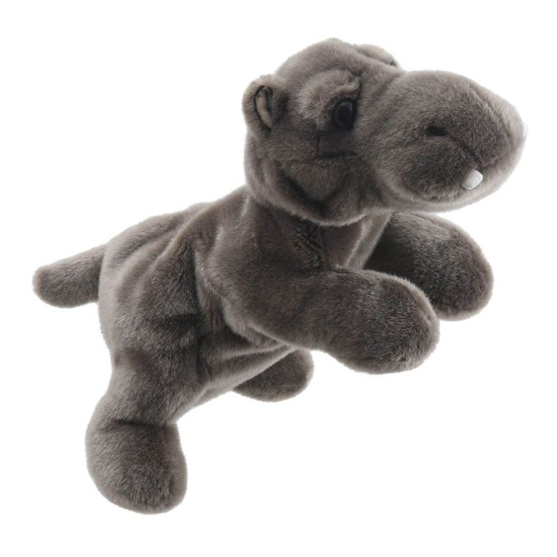 Nilpferd - Full-Bodied Ganzkörper-Handpuppe Nilpferd Hippo von The Puppet Company, Kopf & Vorderbeine bespielbar für Kinder