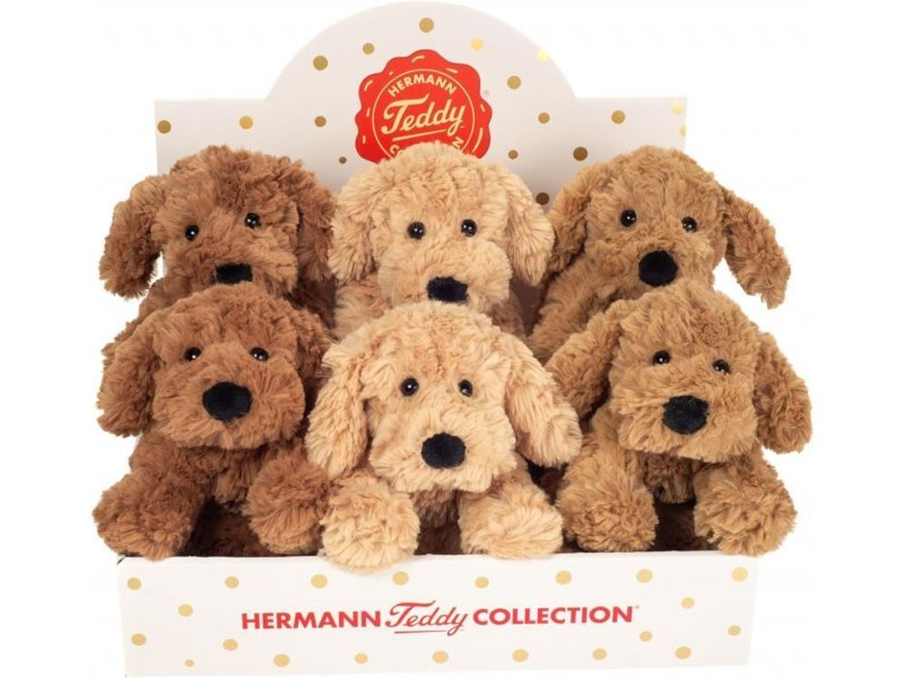 Hund hellbraun, dunkelbraun, mittelbraun - Hermann Teddy