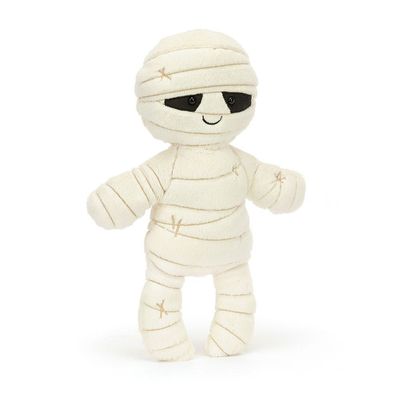 Mumie Mummy Bob - Halloween Jellycat Mummy Bob, Kuscheltier Mumie mit weichen Binden & liebevollen Details zu Halloween, Ansicht von vorne