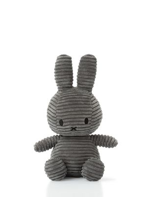 Hase Miffy ECO Cord Grau - Bon Ton Toys Kuscheltier Hase Miffy ECO Cord Grau, 23 cm gross, nachhaltig