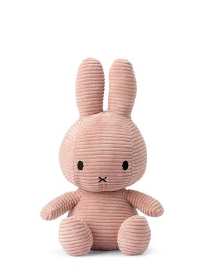 Kuscheltier Hase Miffy Cord Rosa, 33 cm gross, nachhaltig