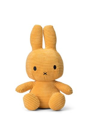 Kuscheltier Hase Miffy Cord Gelb, 33 cm gross, nachhaltig