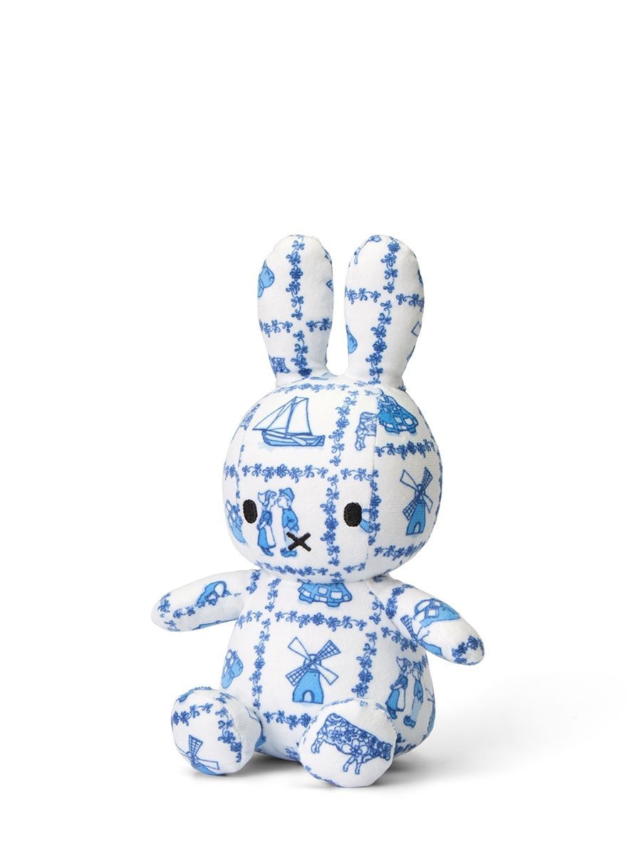 Hase Miffy Delft Blau - Bon Ton Toys Kuscheltier Hase Miffy Delft Blau, 23 cm gross, nachhaltig