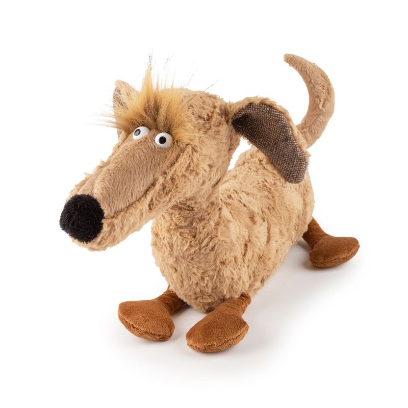 Plüsch-Dackel Schorschi von sigikid mit hellbraunem Fell & Schlappohren aus Beaststown, von vorne