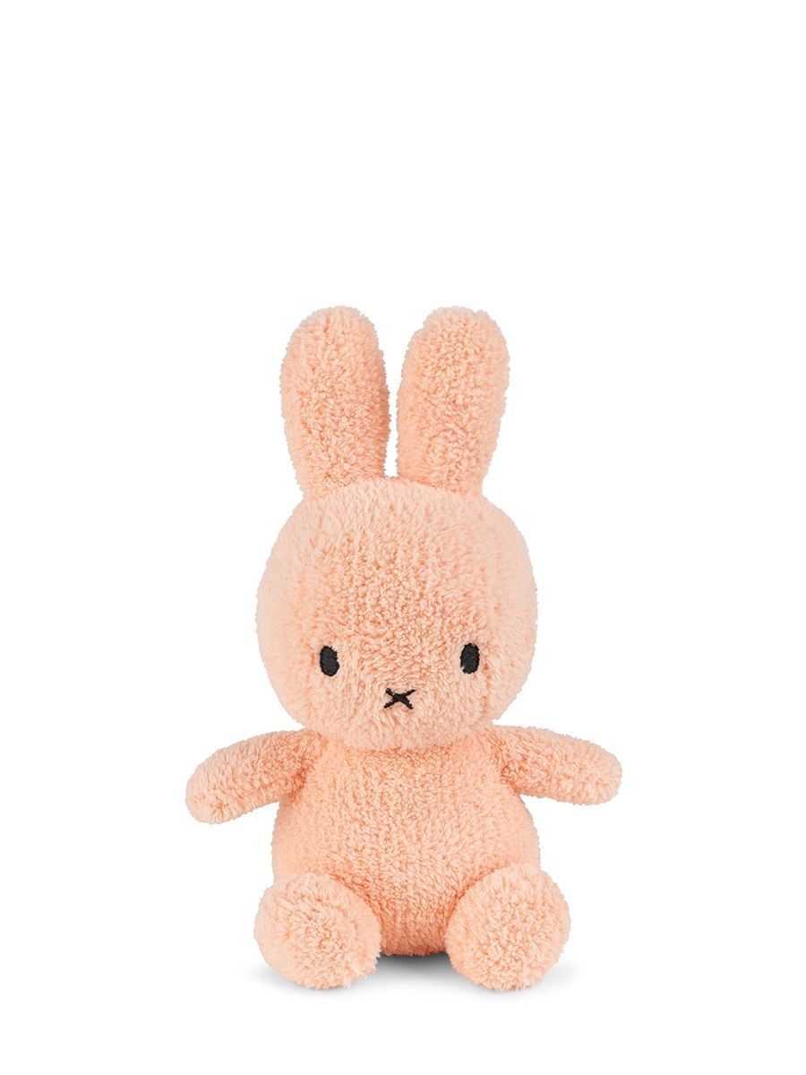 Kuscheltier Hase Miffy Frottee Pfirsichrosa, 23 cm gross, nachhaltig