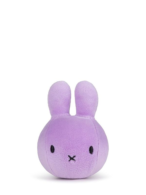 Soft Toy Bunny Miffy Squish Ball Lilac, 9 cm tall, sustainable