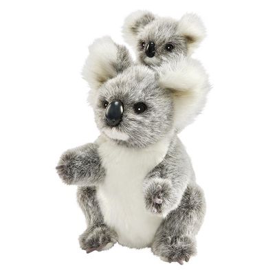Koala mit Baby 28 cm – naturgetreues Plüschtier mit liebevollen Details und weichem Fell