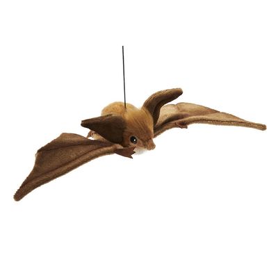 Braune Fledermaus 37 cm Kuscheltier von Hansa – naturgetreu, lebensecht, hochwertig