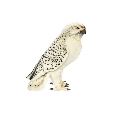 Gerfalke - Hansa Creation Gerfalke 35 cm – naturgetreuer Plüsch-Greifvogel mit edlem Gefieder