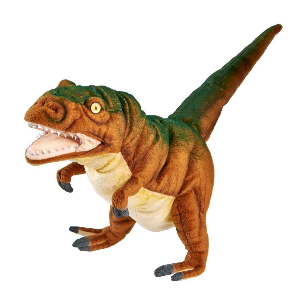T-Rex Handpuppe - Hansa Creation T-Rex Handpuppe 30 cm – wie ein echter Dino aus Plüsch für Spiel und Sammlung