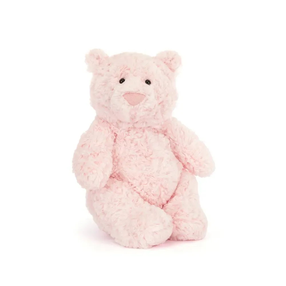 Bär Leola Bear Medium - Bundle of Bears Jellycat Leola Bär aus samtweichem altrosafarbenem Wuschelplüsch mit Schlenkerarmen und drolligem Bärengesicht