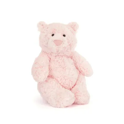 Bär Leola Bear Medium - Bundle of Bears Jellycat Leola Bär aus samtweichem altrosafarbenem Wuschelplüsch mit Schlenkerarmen und drolligem Bärengesicht