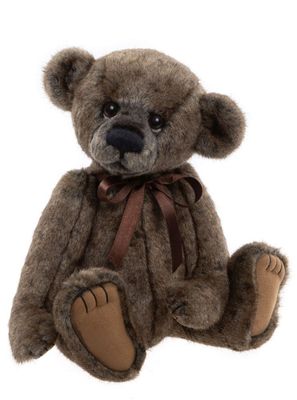 CHARLIE BEARS Wilson Paw Store Exklusiv Charlie Bears Wilson Plüschbär, 28 cm, braun, 5-fach gegliedert, Paw Store Exklusiv.
