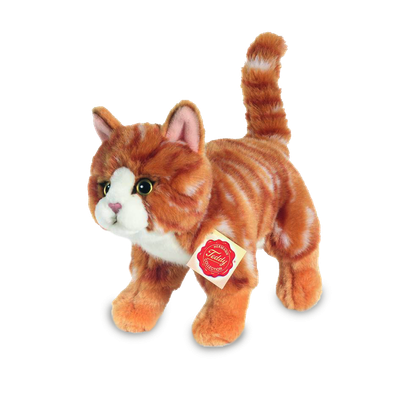 Katze rot/weiß stehend - Hermann Teddy Katze rot/weiß stehend - Hermann Teddy