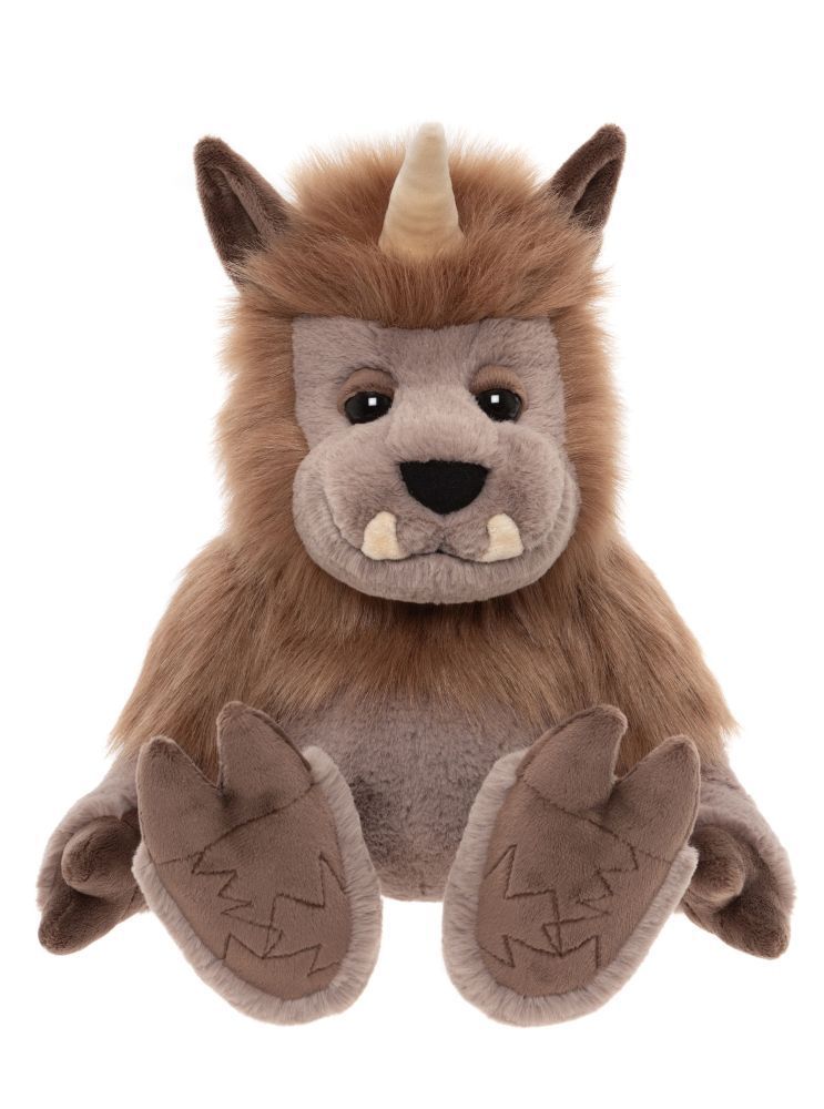 CHARLIE BEARS Oger Quarry Charlie Bears Bearhouse Plüschtier Oger Quarry hellbraun 29 cm von vorne