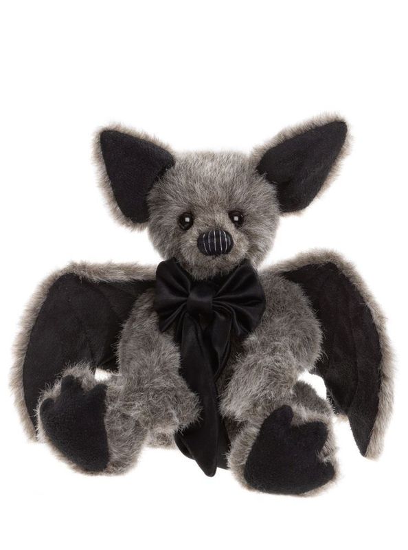 CHARLIE BEARS Fledermaus Belfry Charlie Bears Plüschtier Fledermaus Belfry 23 cm grau-schwarz